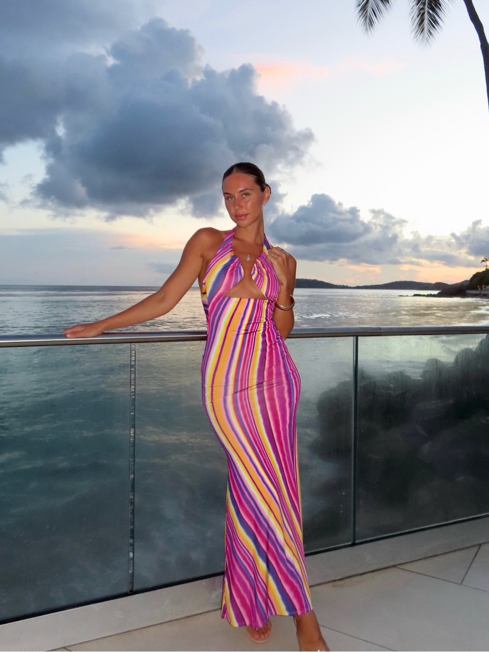 Colorful Halter Dress - Picture 5 of 5
